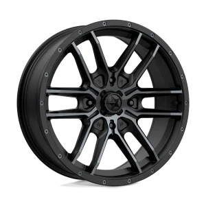 MSA Offroad Wheels – M43 FANG – Black – 18″x7″ 10mm – All weather Wheels – M43-08756